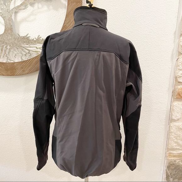 HAGLOFS Gore-Tex Waterproof Softshell Jacket Gray Black Medium - Picture 4 of 8